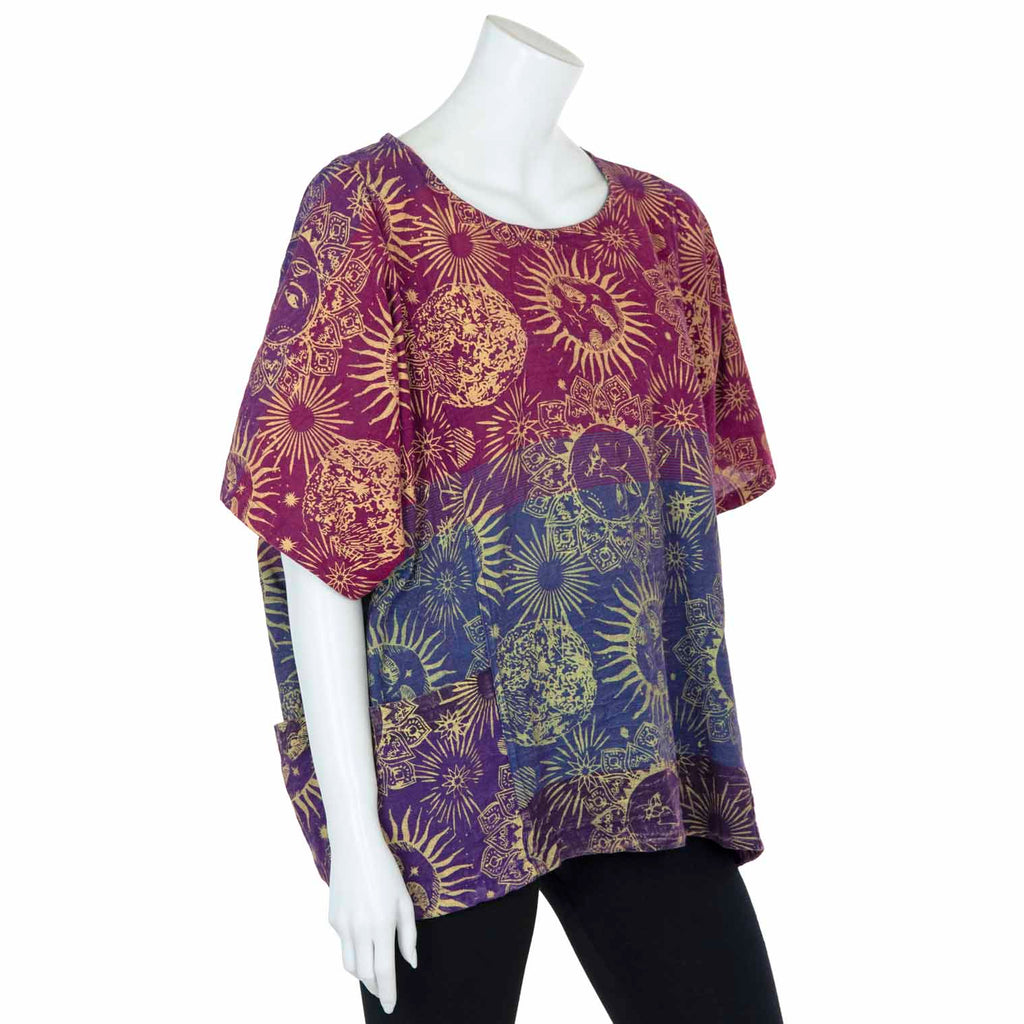 Sun and Moon Artist Smock Top-Siesta Crafts