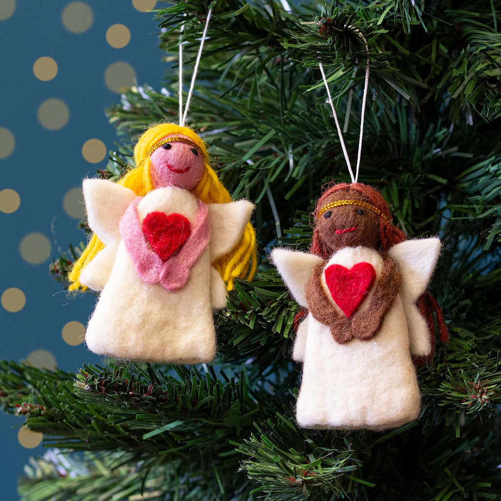 Angel Felt Christmas Decoration-Siesta Crafts