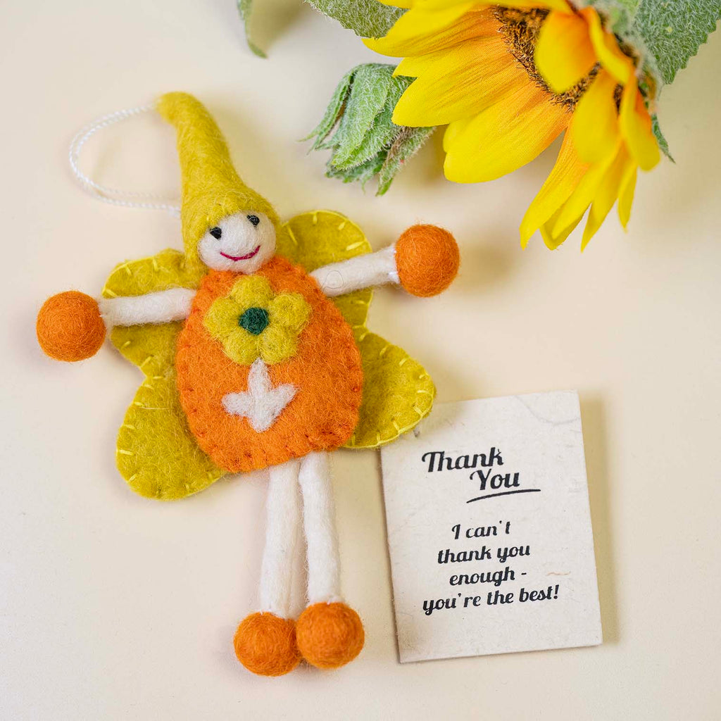 Felt Fairy - Thank You-Siesta Crafts