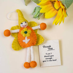 Felt Fairy - Thank You-Siesta Crafts