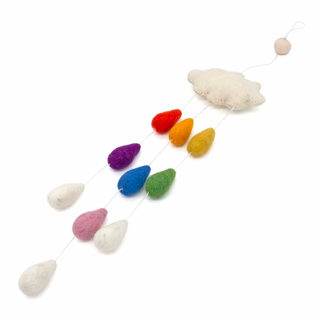 Rainbow Cloud Felt Hanging-Siesta Crafts