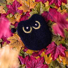 Black Cat Felt Coin Purse-Siesta Crafts