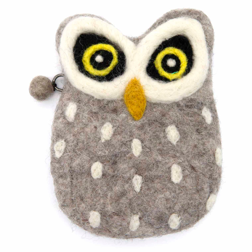 Owl Felt Coin Purse-Siesta Crafts