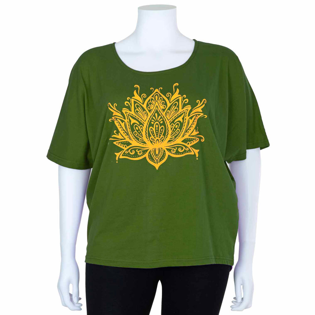 Lotus Yoga Slouch Top-Siesta Crafts