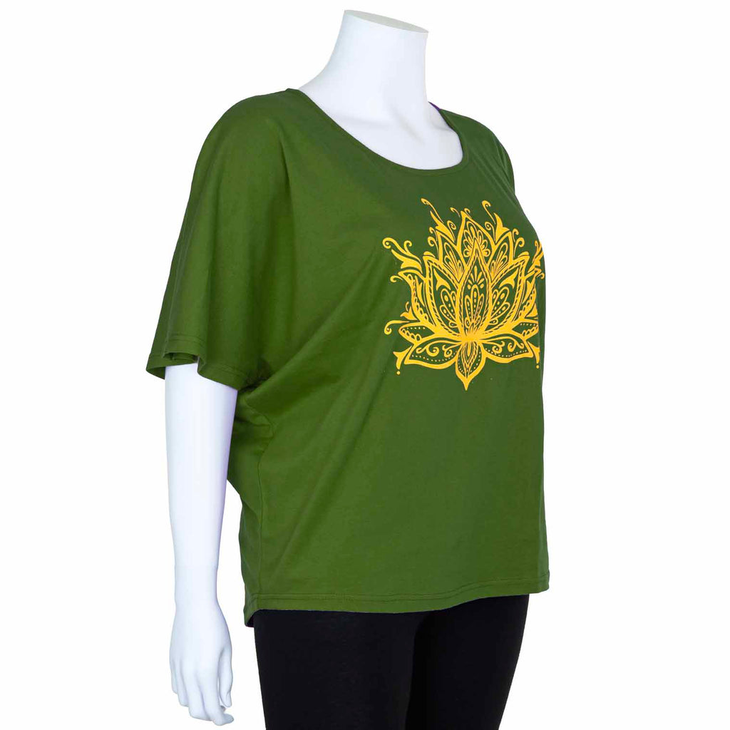 Lotus Yoga Slouch Top-Siesta Crafts