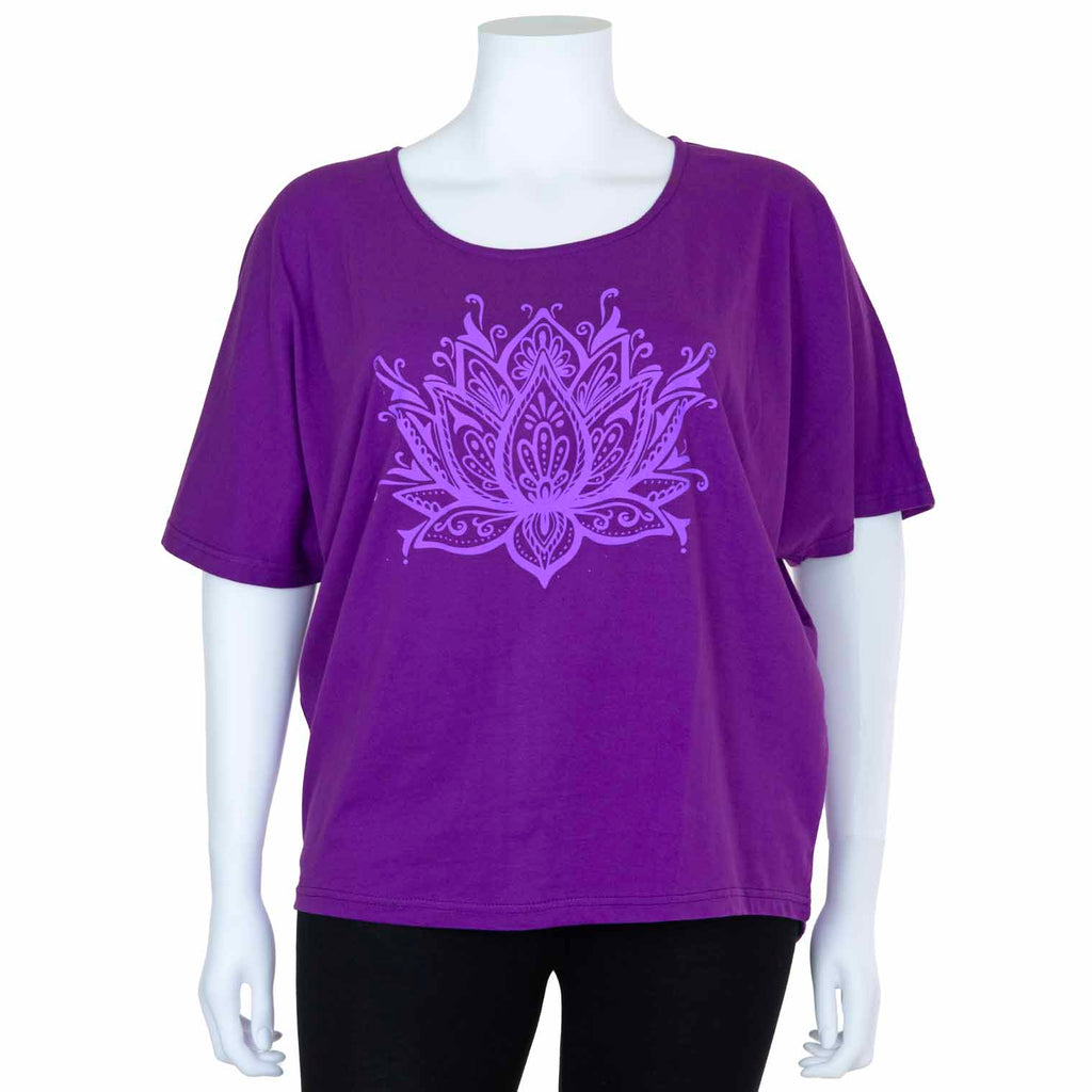 Lotus Yoga Slouch Top-Siesta Crafts