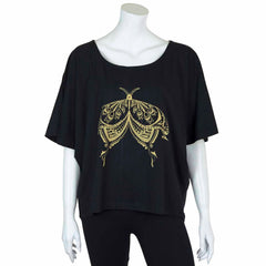 Henna Moth Slouch Top-Siesta Crafts
