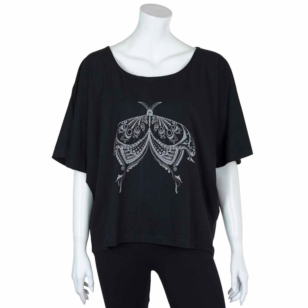 Henna Moth Slouch Top