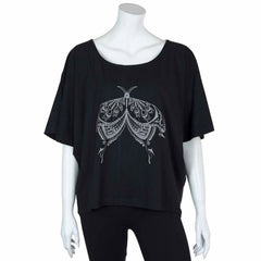 Henna Moth Slouch Top