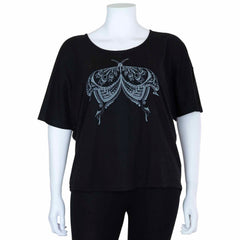Henna Moth Slouch Top-T-Shirts-Siesta Crafts