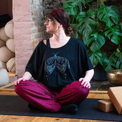 Henna Moth Slouch Top