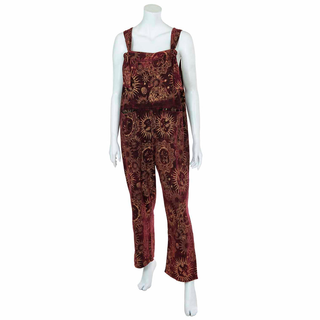 Sun and Moon Jersey Dungarees-Siesta Crafts