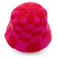 Warped Checked Crocheted Hat-Siesta Crafts