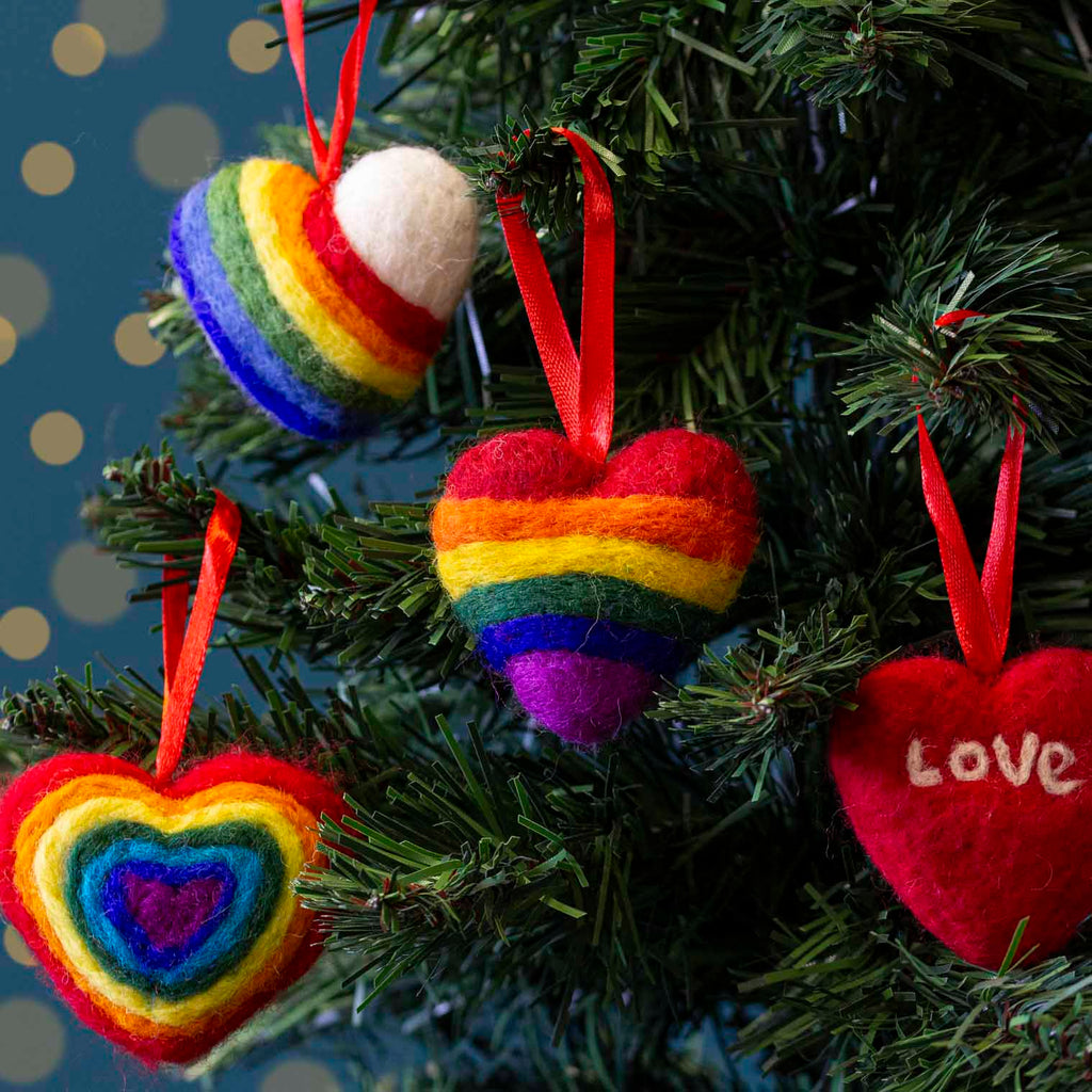 Love Heart Felt Hanging-Siesta Crafts