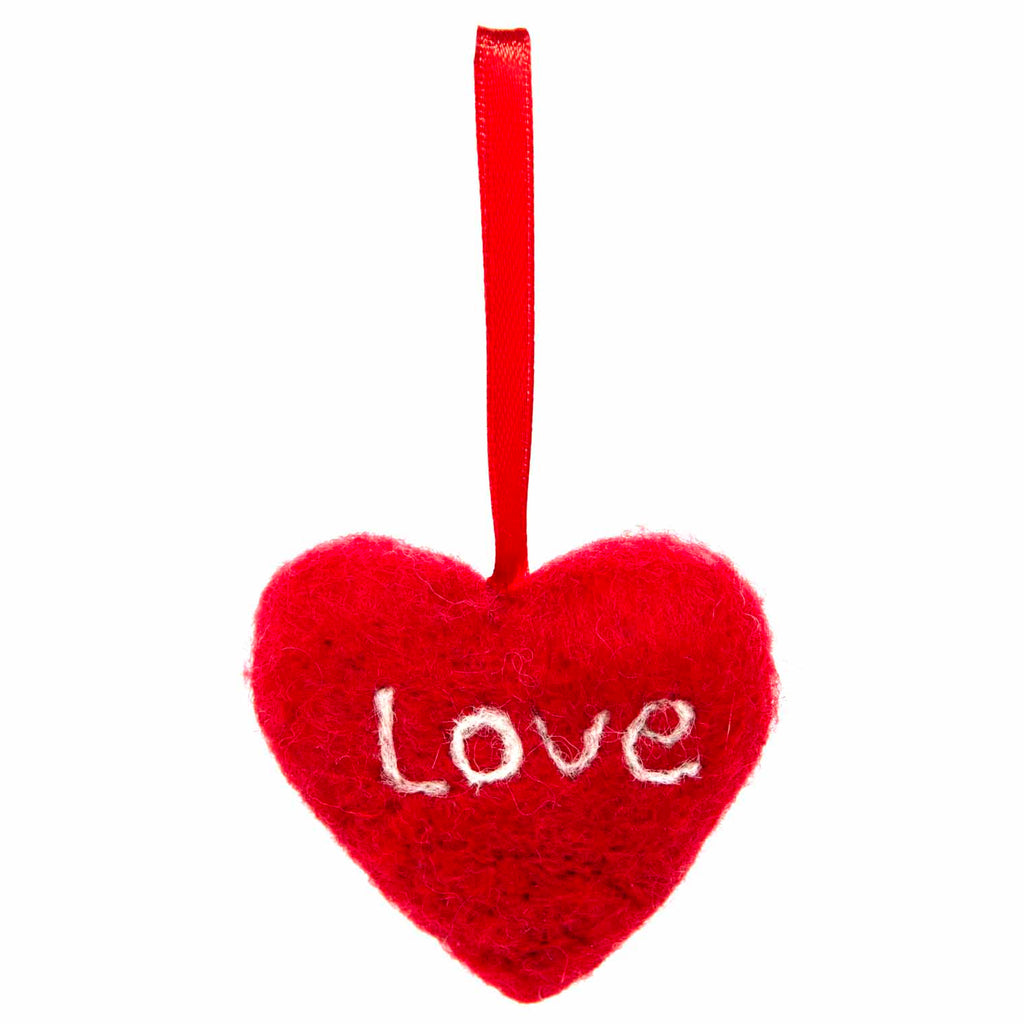 Love Heart Felt Hanging-Siesta Crafts