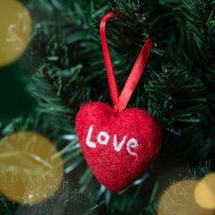 Love Heart Felt Hanging
