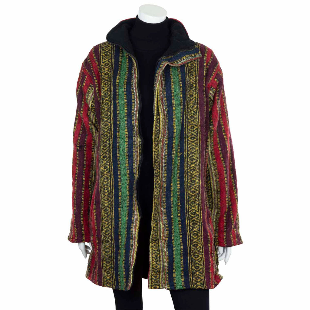 Brushed Gheri Fleece Lined Coat-Siesta Crafts