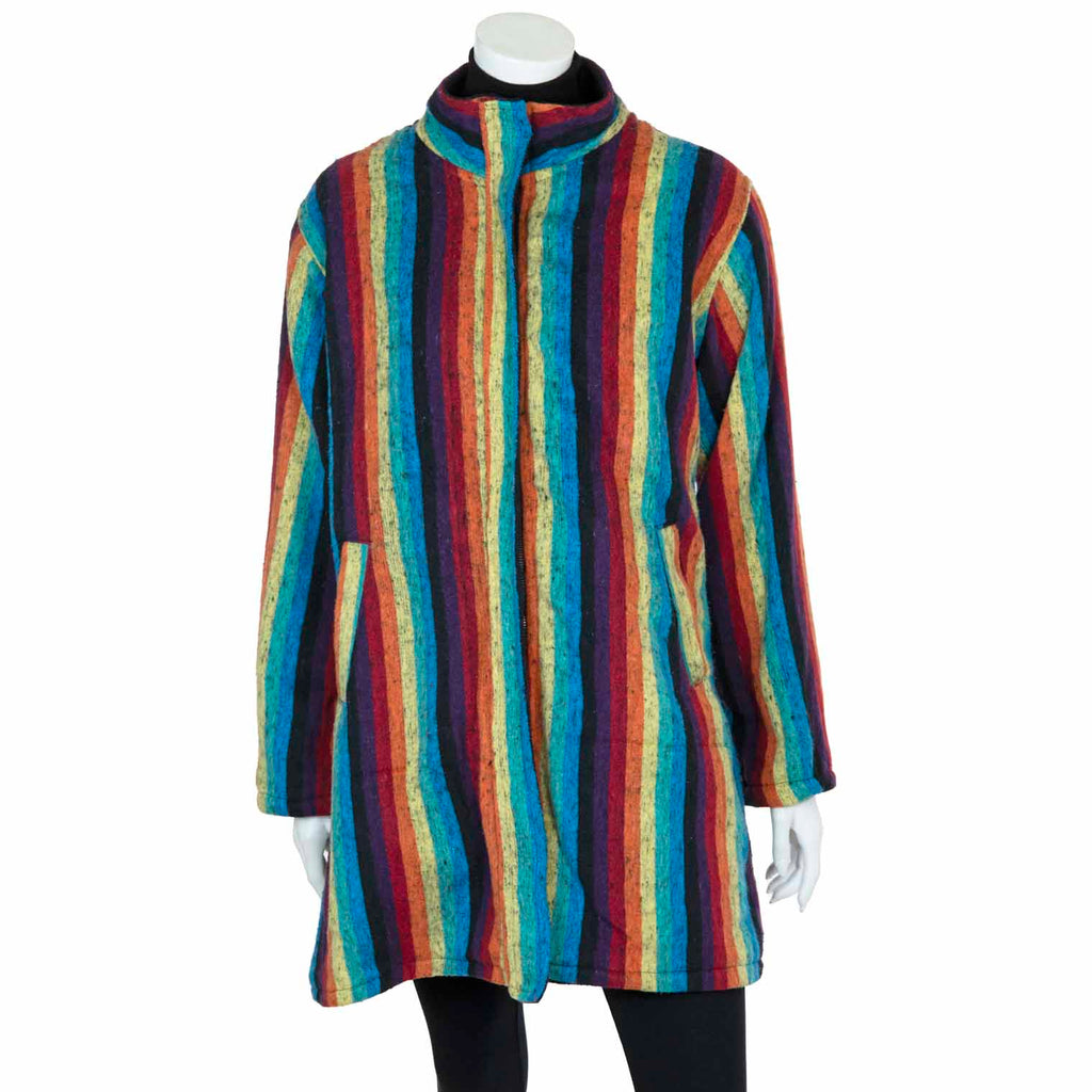 Brushed Gheri Fleece Lined Coat-Siesta Crafts