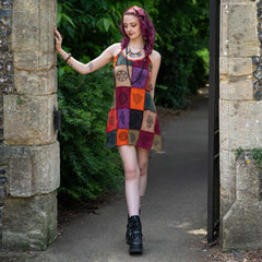 Patchwork Mini Dress