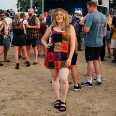 Patchwork Mini Dress
