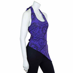 Sun And Moon Multi Tie Halter Top-Siesta Crafts