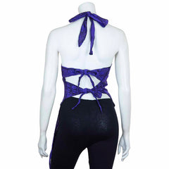 Sun And Moon Multi Tie Halter Top-Siesta Crafts