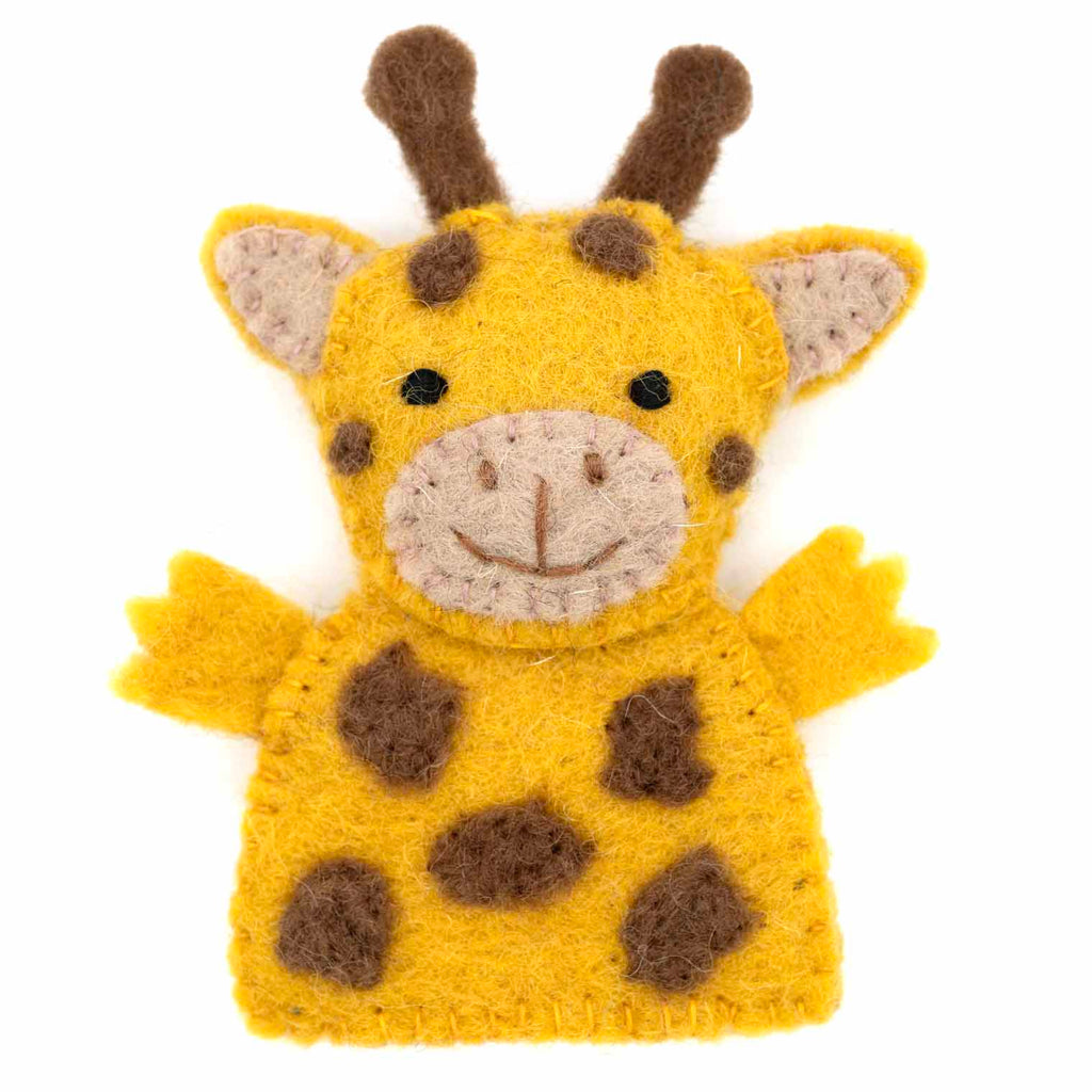 Felt Finger Puppet - Giraffe