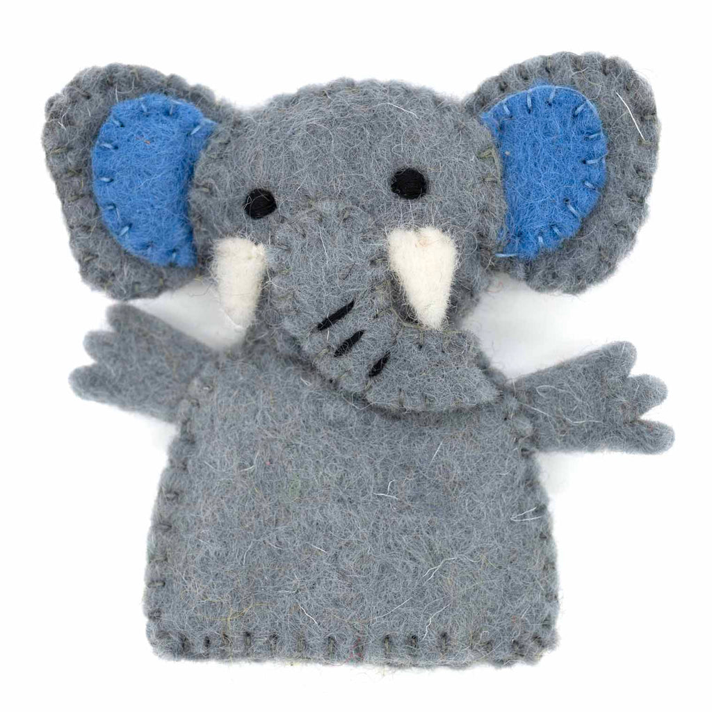 Felt Finger Puppet - Elephant
