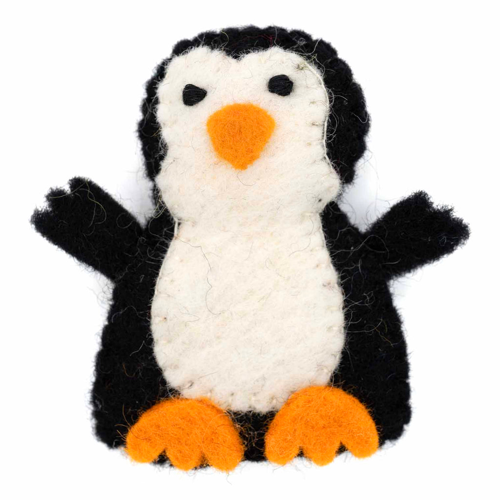 Felt Finger Puppet - Penguin