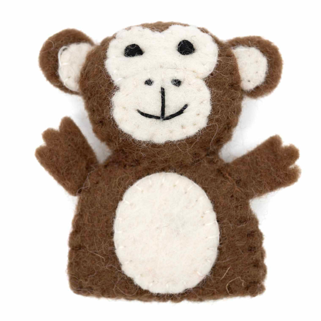 Felt Finger Puppet - Monkey