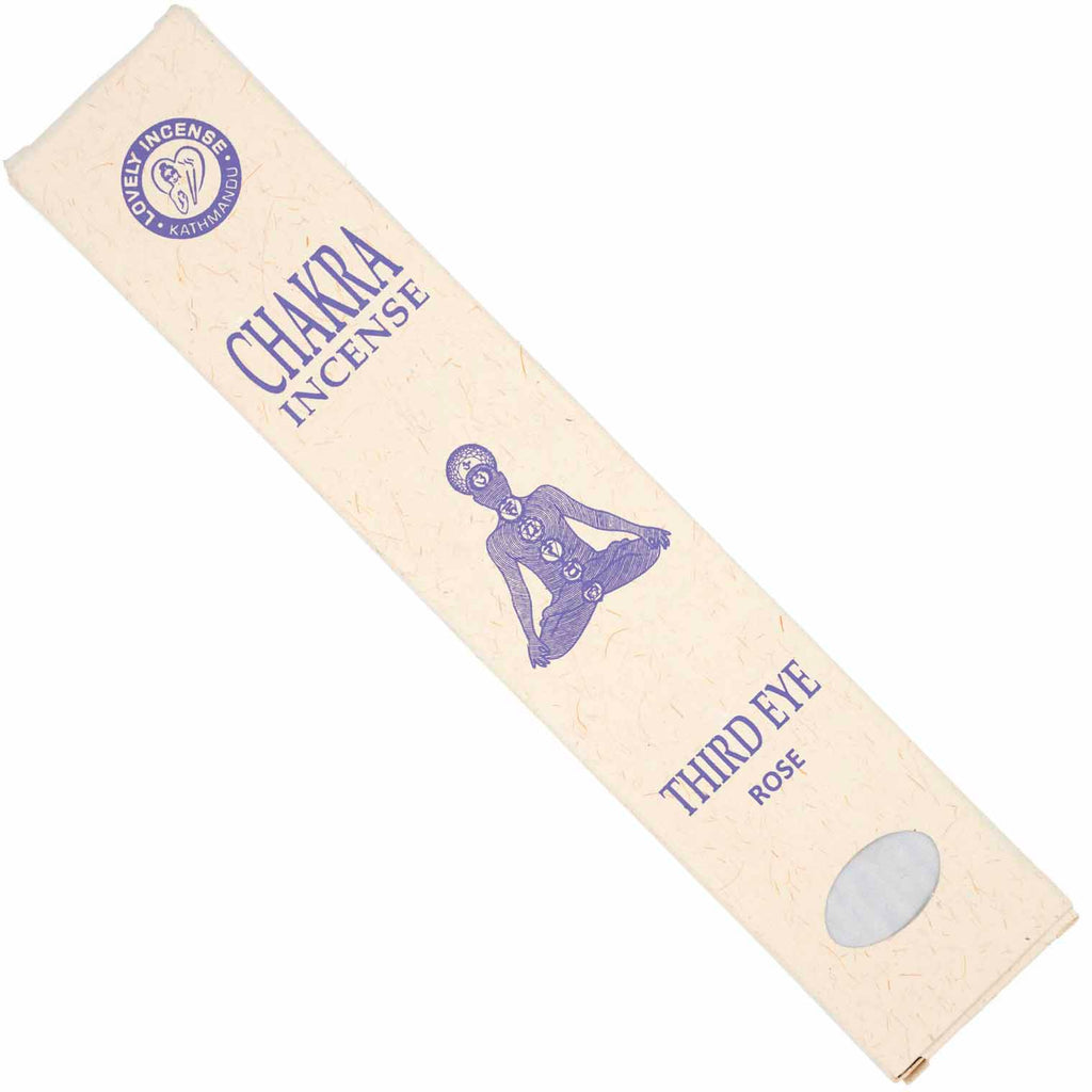 Lovely Brand Chakra Incense - Third Eye - Rose
