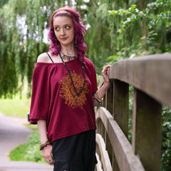 Henna Sun Slouch Top