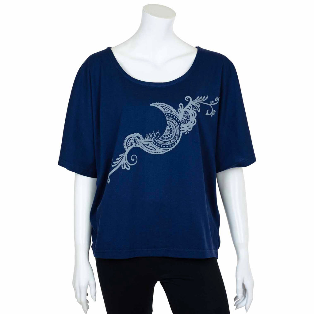 Henna Moon Slouch Top
