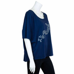 Henna Moon Slouch Top