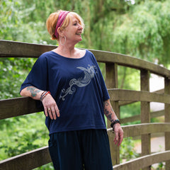 Henna Moon Slouch Top
