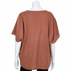 Embroidered Light Cotton Smock Top