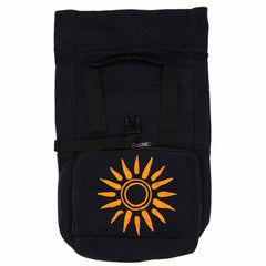 Roll Top Black Sun Backpack