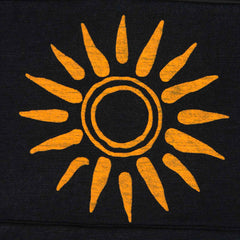 Roll Top Black Sun Backpack
