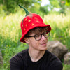 Strawberry Felt Hat-Siesta Crafts