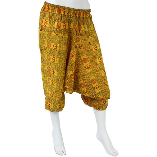 Loose Print Ali Baba Trousers-Siesta Crafts