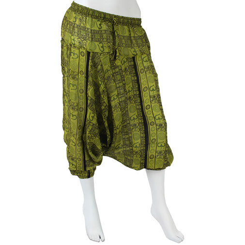 Loose Print Ali Baba Trousers-Siesta Crafts