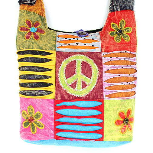 Patchwork Hippy Bag-Siesta Crafts