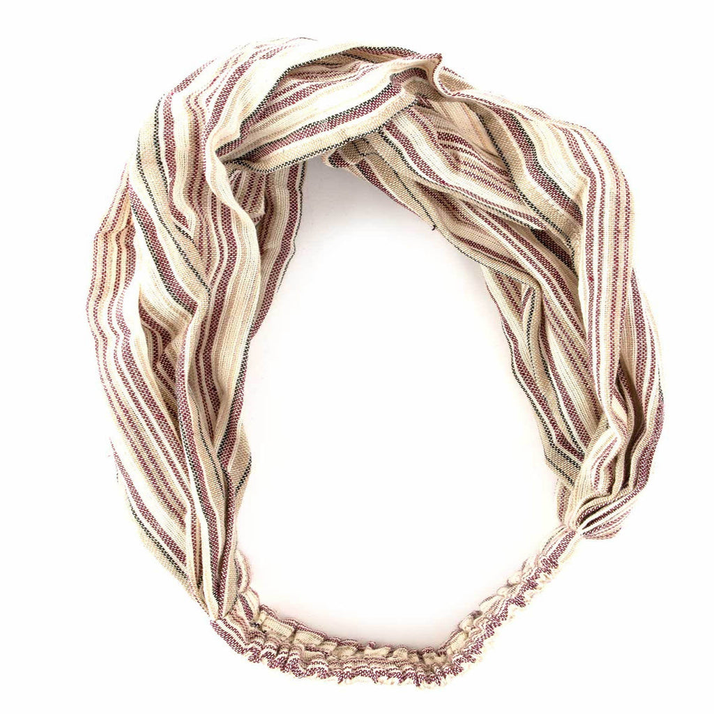 Stripy Cotton Hairband-Siesta Crafts