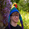 Rainbow Felt Earflap Hat-Siesta Crafts