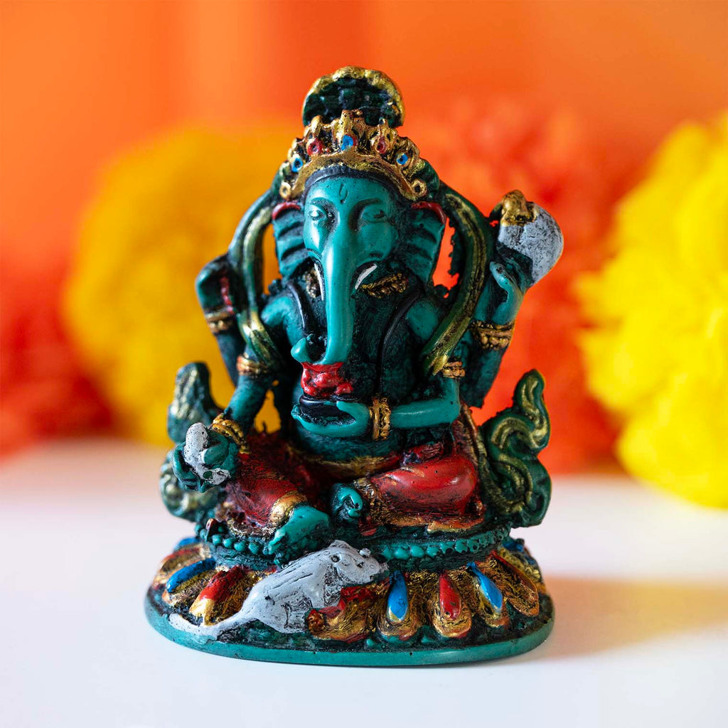 Small Sajaya Resin Ganesh