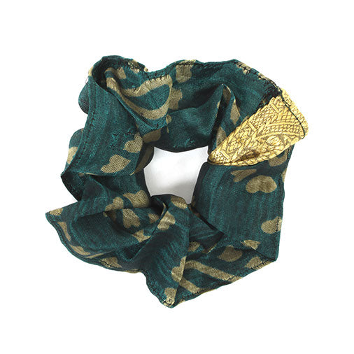 Recycled Sari Scrunchie-Siesta Crafts