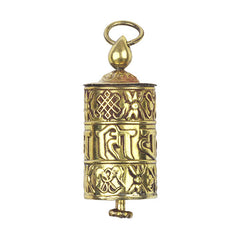 Prayer Wheel Pendant-Siesta Crafts