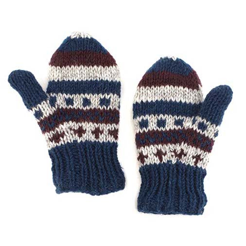 Mixed Knitted Mittens-Siesta Crafts