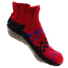 Mixed Woollen Slippers-Siesta Crafts