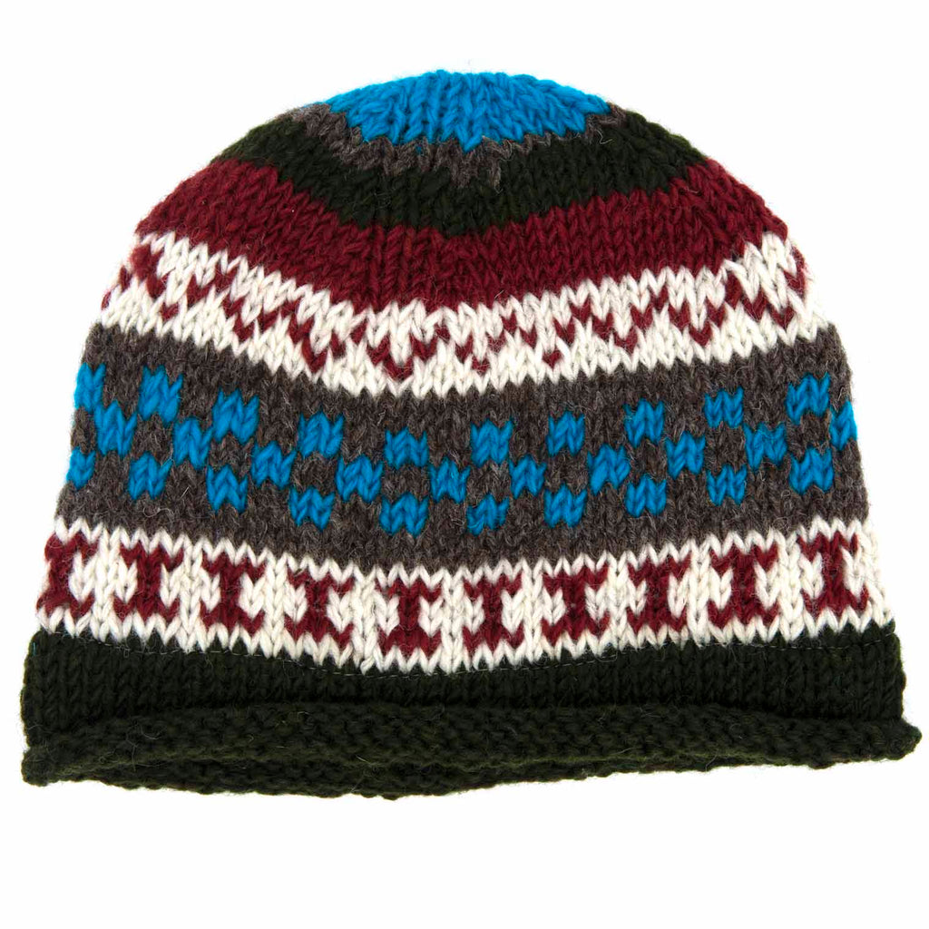 Mixed Rolled Beanie Hats-Siesta Crafts